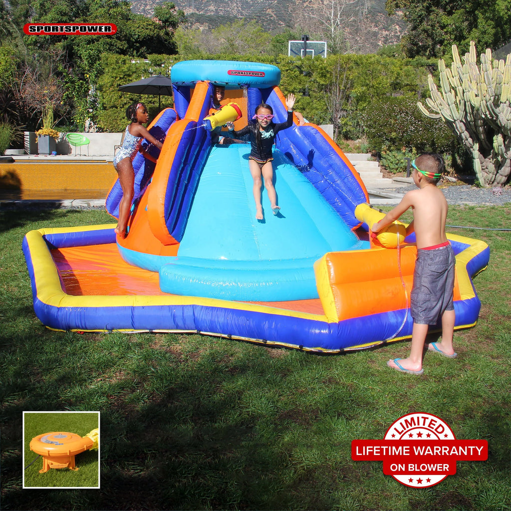 Inflatable Water Slide with Heavy Duty Blower A2154