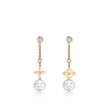 Gold and Diamond Long Earrings X32530