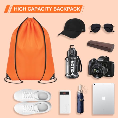 30 Pcs Nylon Drawstring Backpack E68596