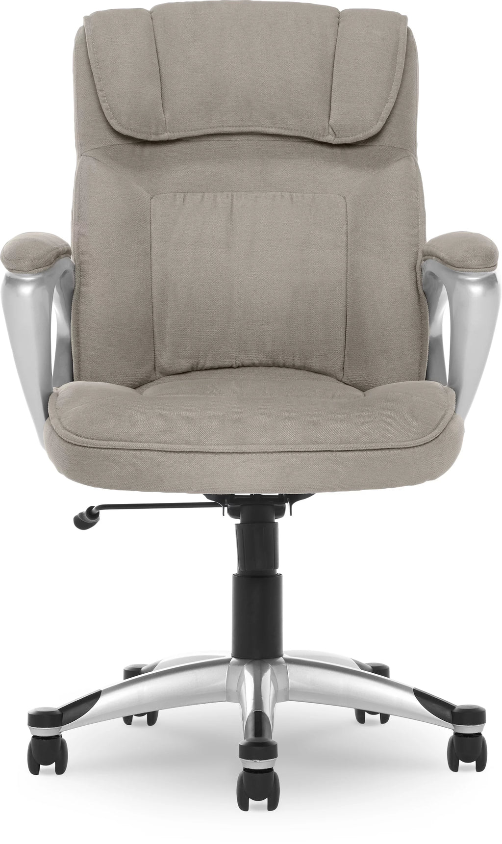 Gray Fabric High-Back Office Chair with Arms G31354