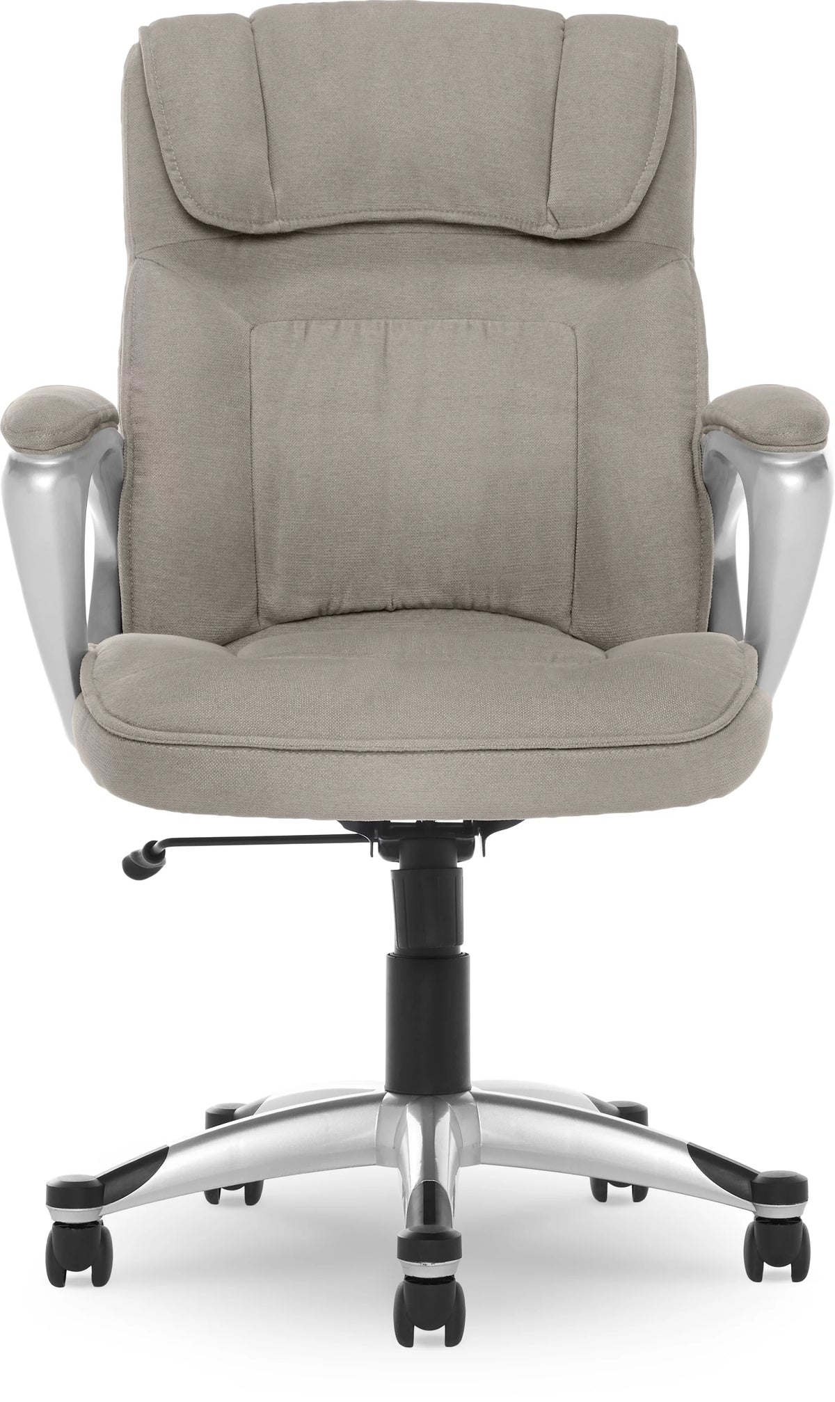 Gray Fabric High-Back Office Chair with Arms G31354