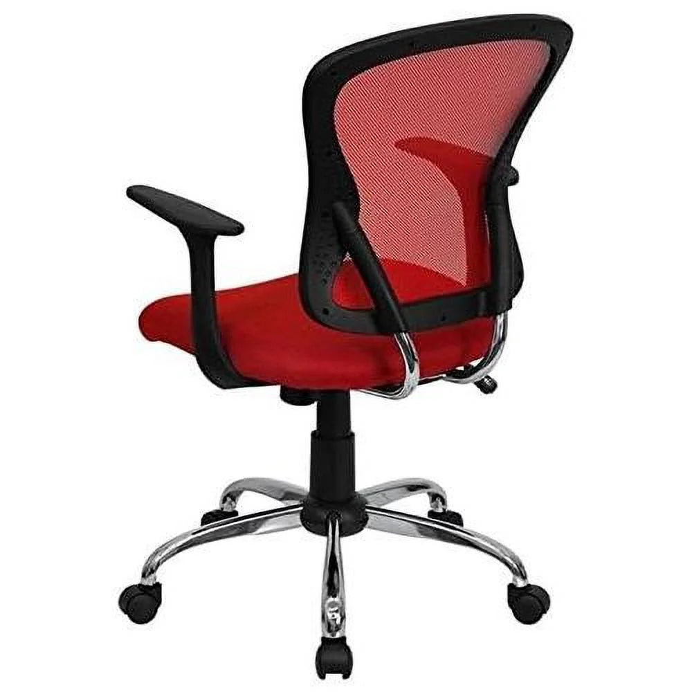 Red Mesh Office Chair M441