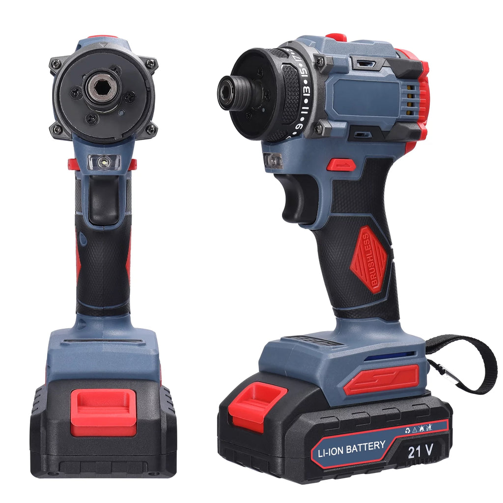 21V Brushless Motor Electric Screwdriver 55Nm Torque A886544