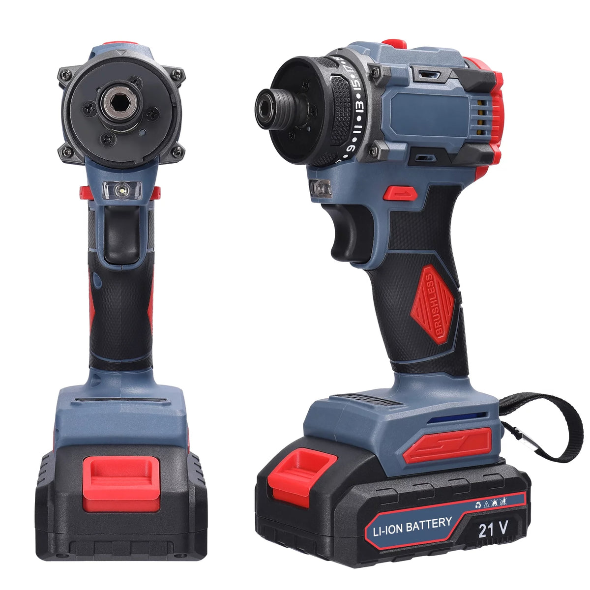 21V Brushless Motor Electric Screwdriver 55Nm Torque A886544