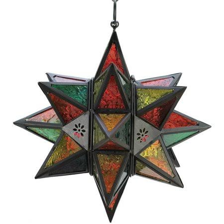 Moroccan-Style Star Lantern G230761
