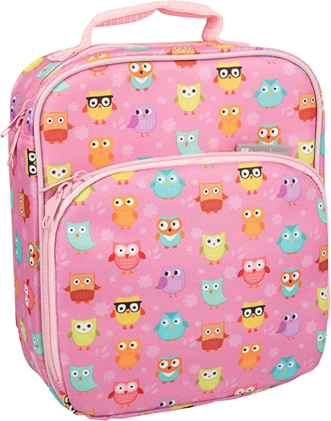(2 pack) Insulated Lunch Box Tote with Snack Pocket and Water Bottle Holder X503