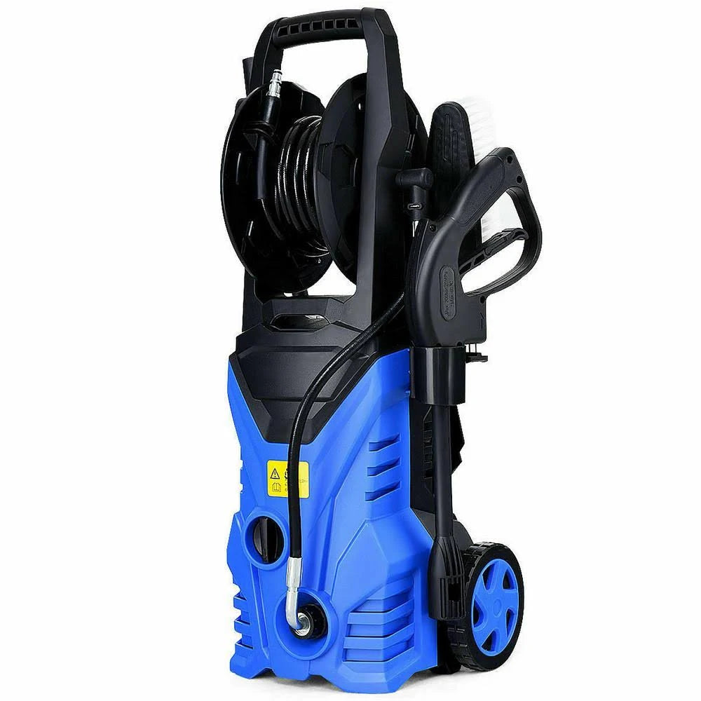 2030PSI Electric Pressure Washer 1.7 GPM 1800W with Hose Reel Blue B4949