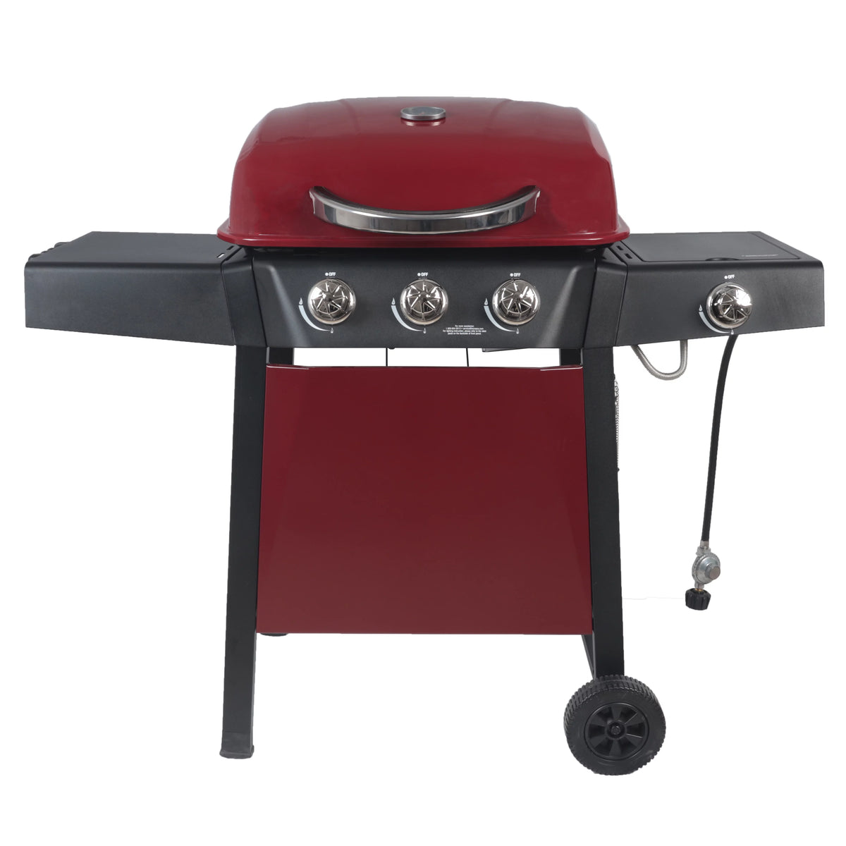 4 Burner Propane Gas Grill with Side Burner H607