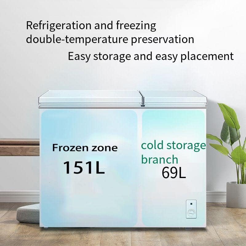 White 7.7 Cu.ft Double Door Chest Freezer with Removable Baskets G45255