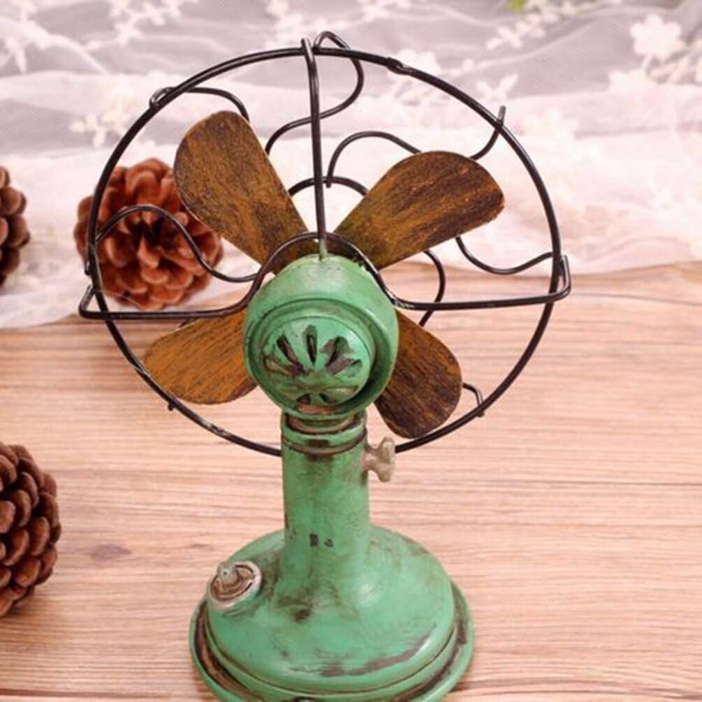 Green Plastic Oscillating Standing Fan W245