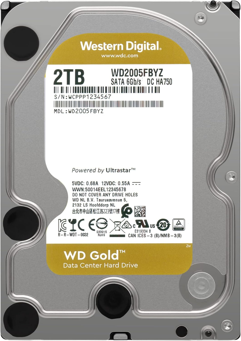 12TB 7200 RPM SATA 6 Gb/s 256 MB Cache 3.5 Internal Hard Drive M10768