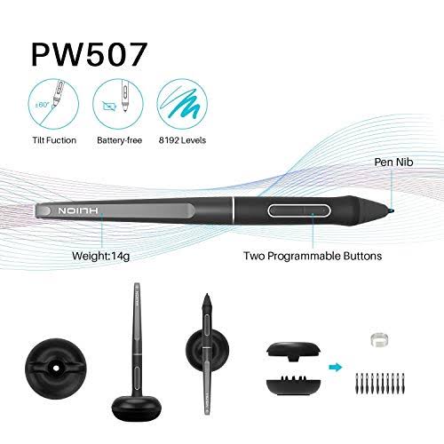 13.3 Inches Graphics Drawing Monitor with Tilt Function Battery-Free Stylus C578450