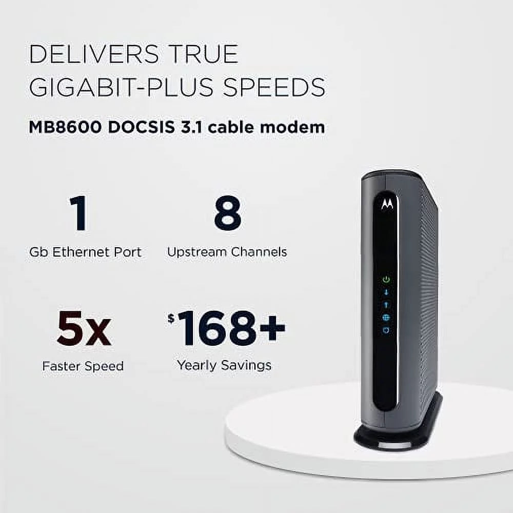 DOCSIS 3.1 Cable Modem with 1 Gbps Ethernet Port Z666416