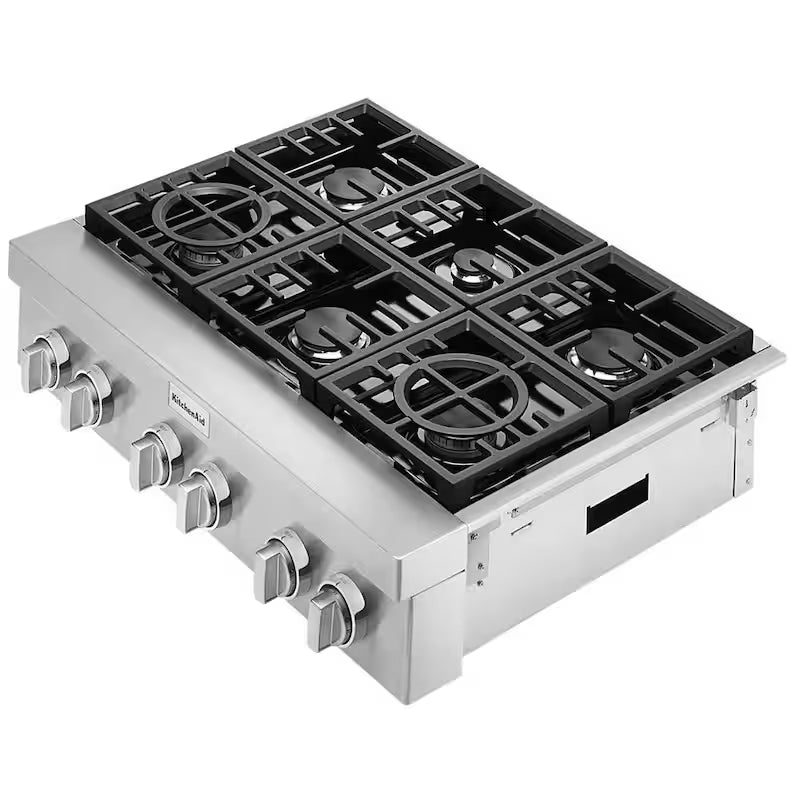 36 in. 6-Burners Stainless Steel Gas Cooktop P3918