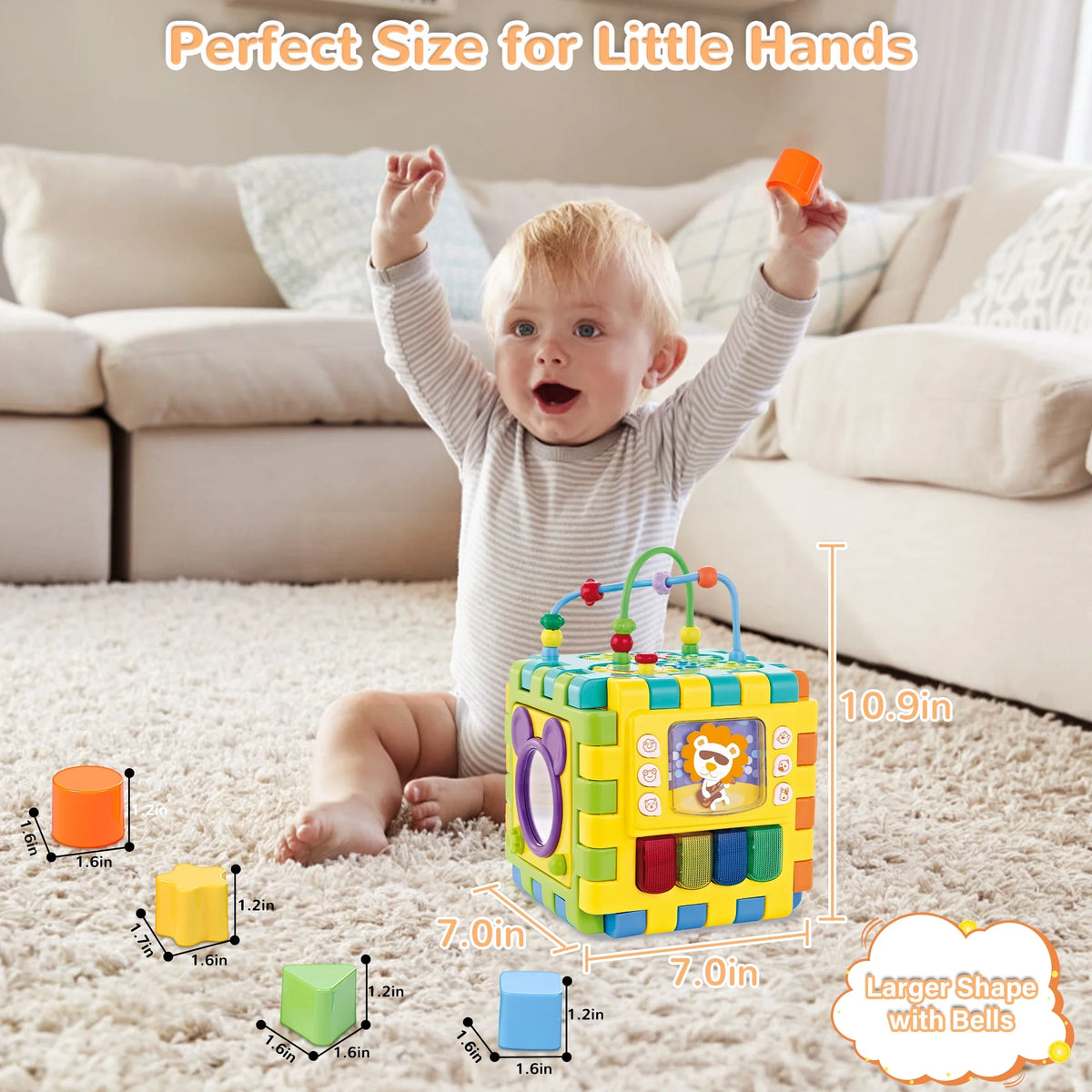 Baby Activity Cube Learning Toys Montessori Toddler Toys I207587