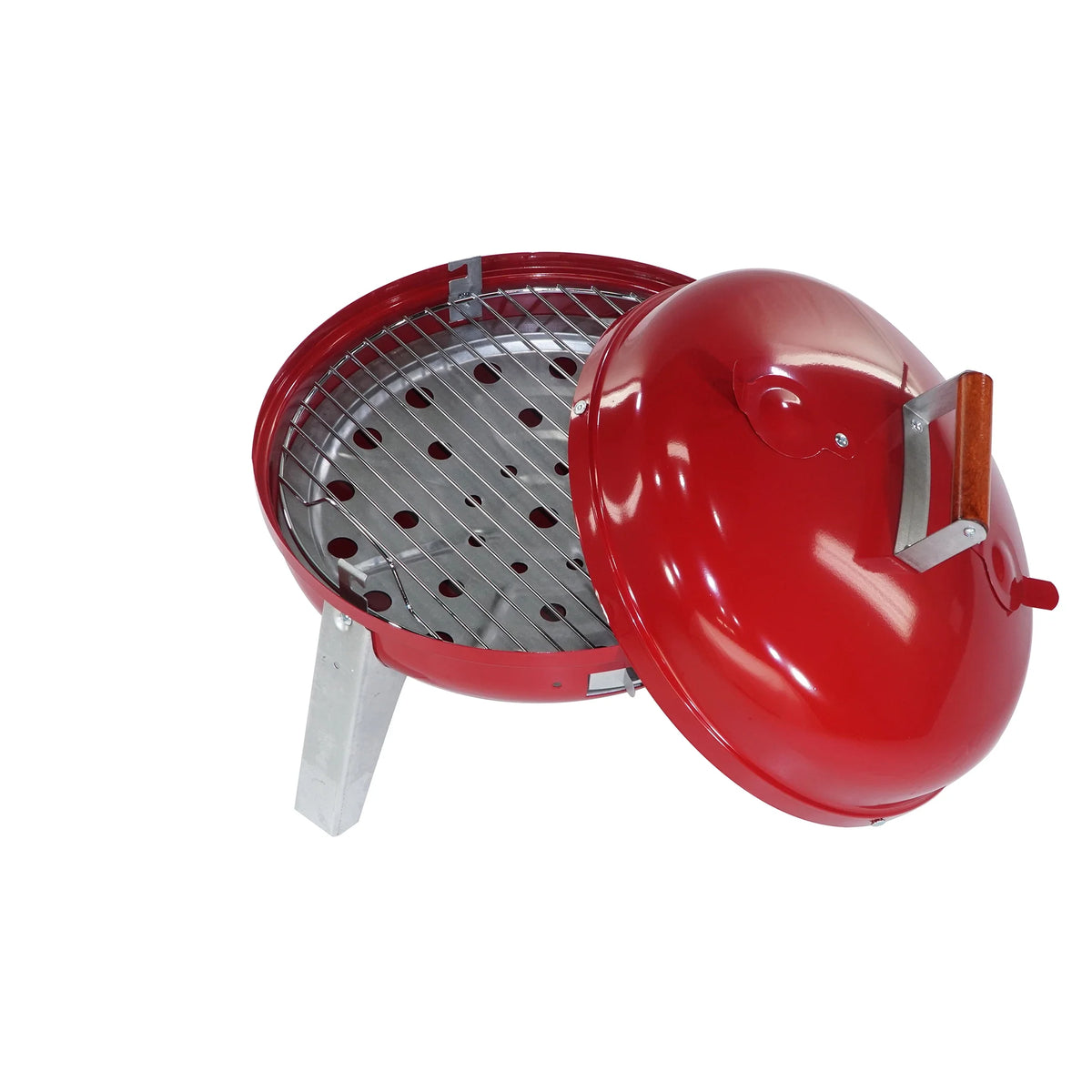 Portable Steel Charcoal Grill Black R518155
