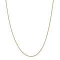 14K White Gold .8mm Baby Wheat Chain T87595