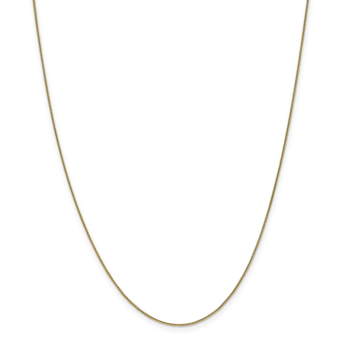 14K White Gold .8mm Baby Wheat Chain T87595