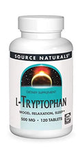 L-Tryptophan 500 mg Amino Acid Supplement 120 Tablets F4198