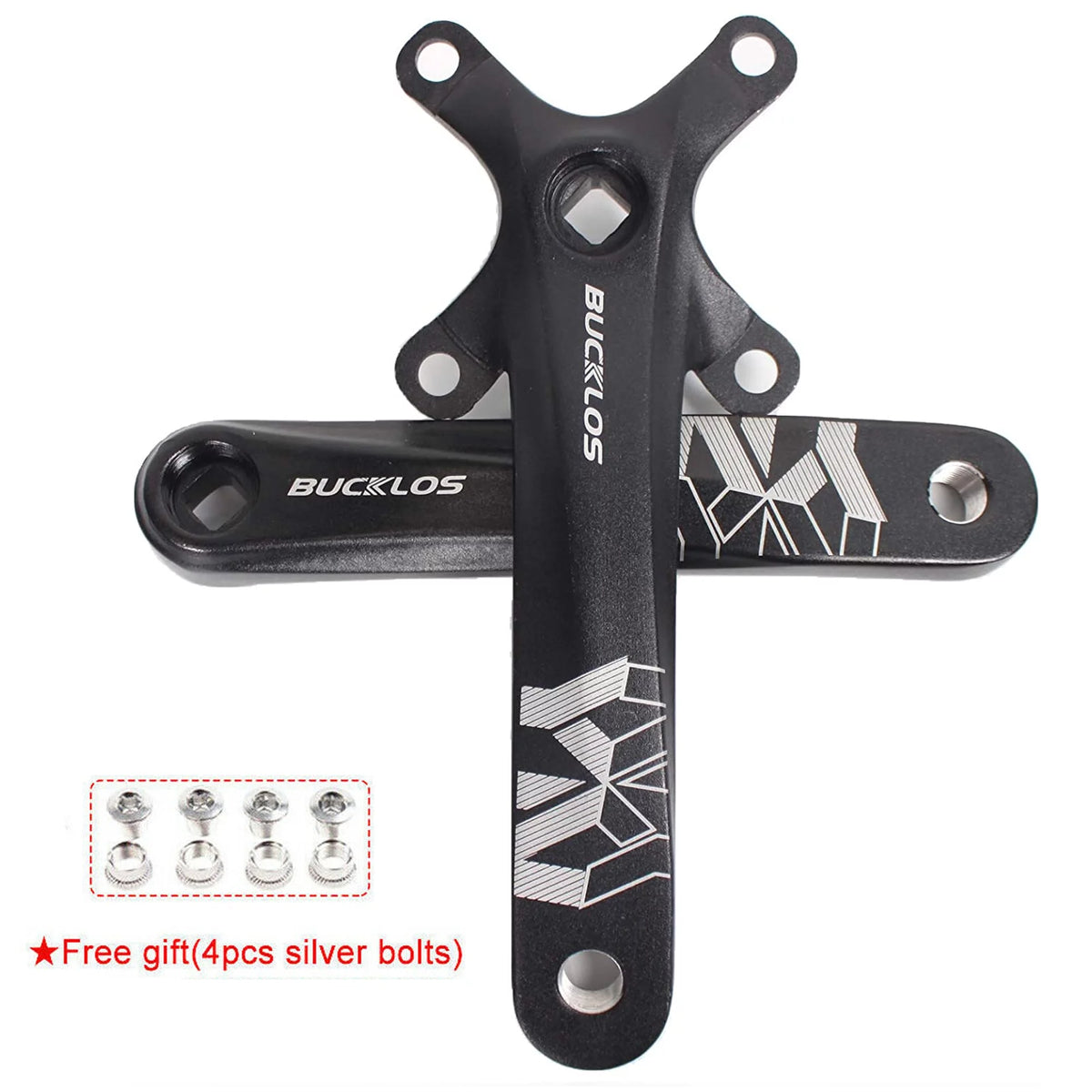 170mm Aluminum 7075 Black Mountain Bike Crank Arm A9215