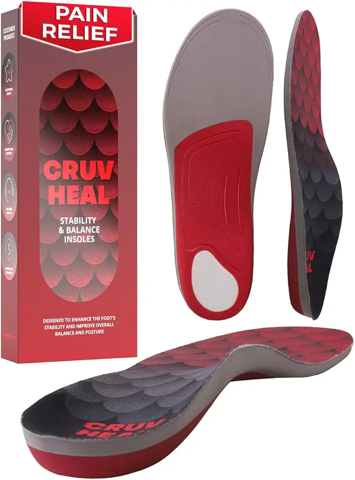 High Arch Support Plantar Fasciitis Insoles Men Women Orthotic Shoe Inserts E450