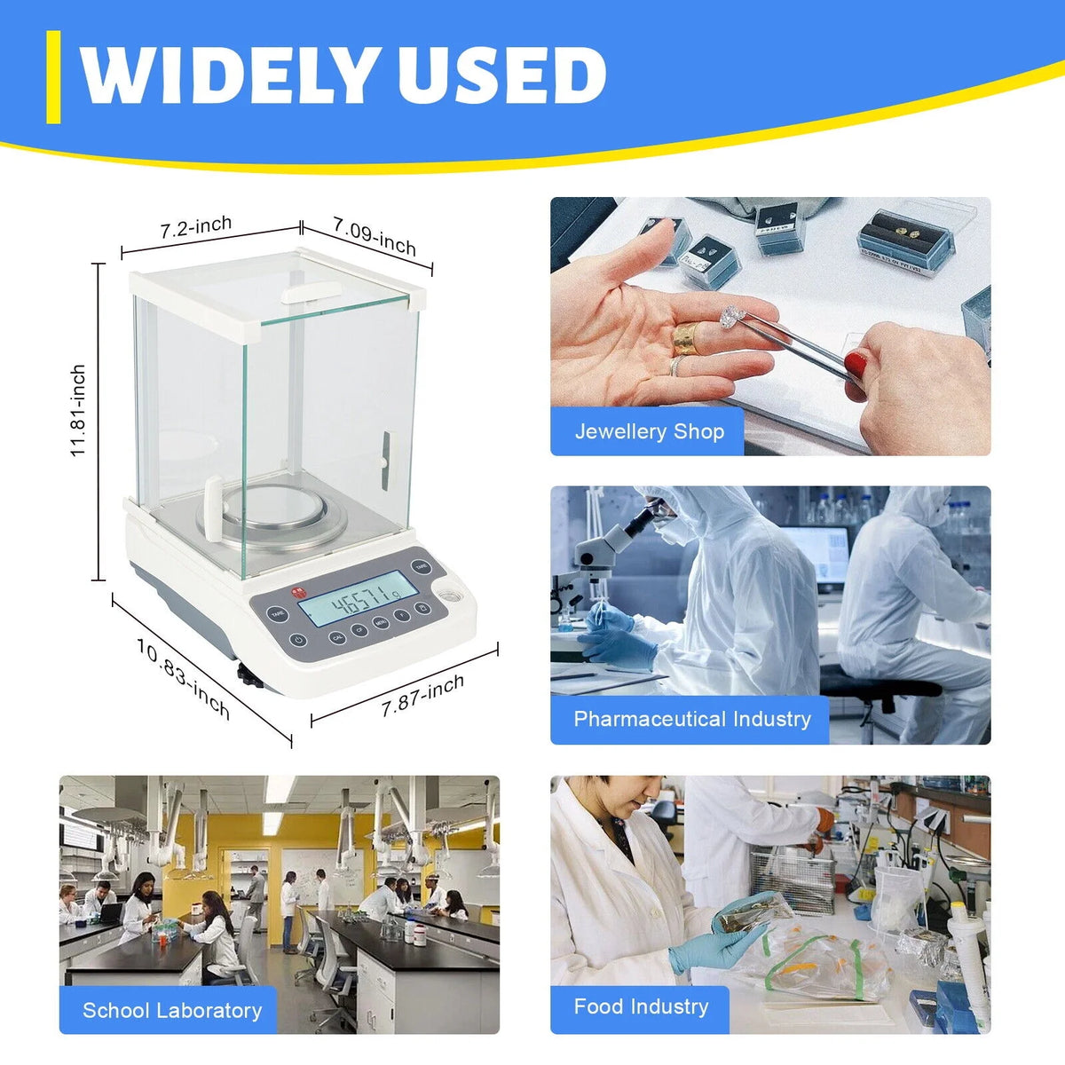 0.1 mg Electronic Analytical Balance L2324