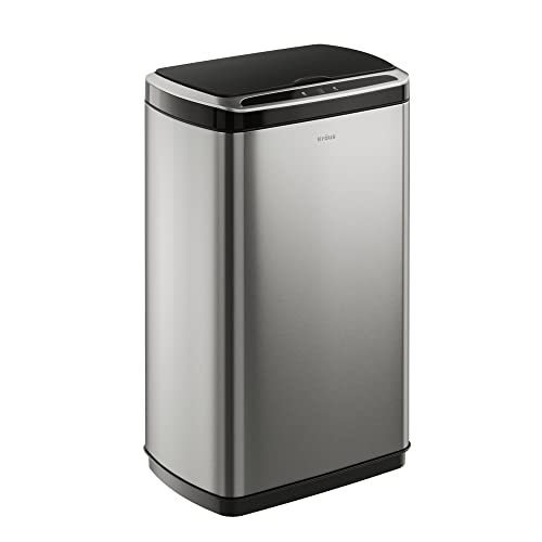 Rectangular 13 Gallon Hands-Free Motion Sensor Trash Can E119338