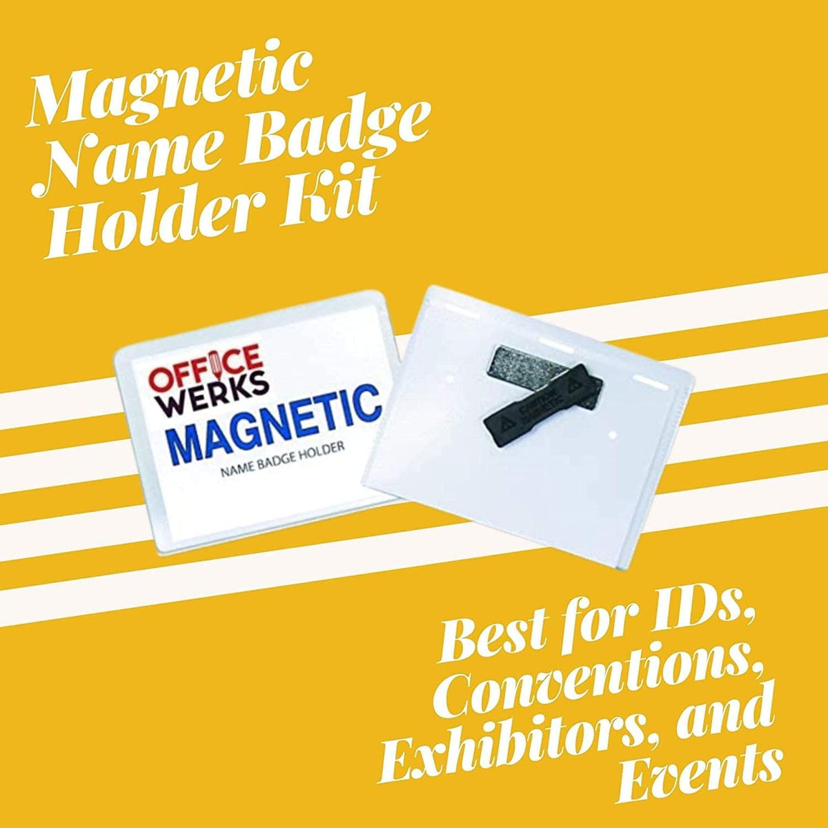 Magnetic Name Badge Holder Kit D921575