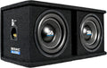 Dual 12 Inch 2400 Watt Car Audio Subwoofer Box Enclosure N665