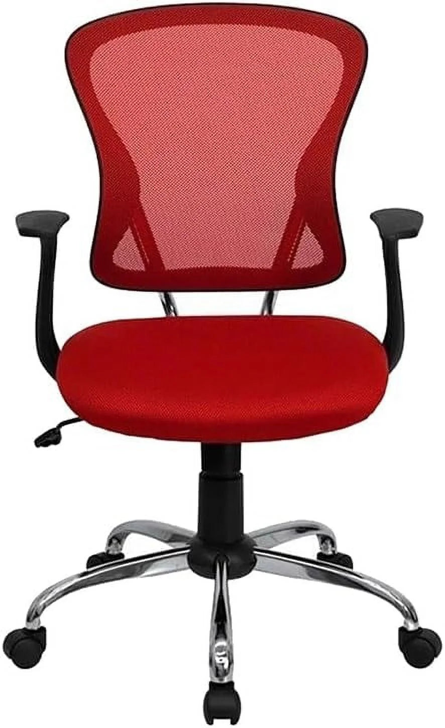 Red Mesh Office Chair M441