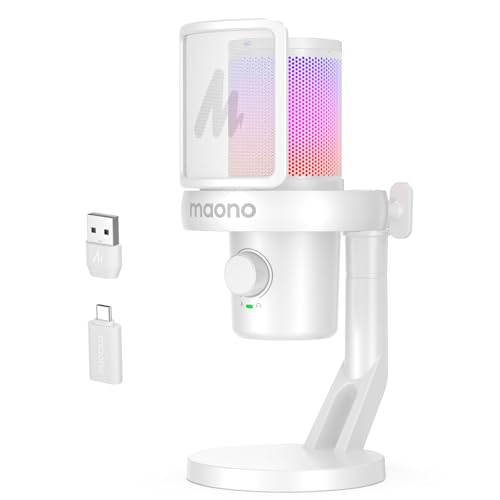 Wireless Microphone with 3-Level Noise Cancellation USB Mic Z940