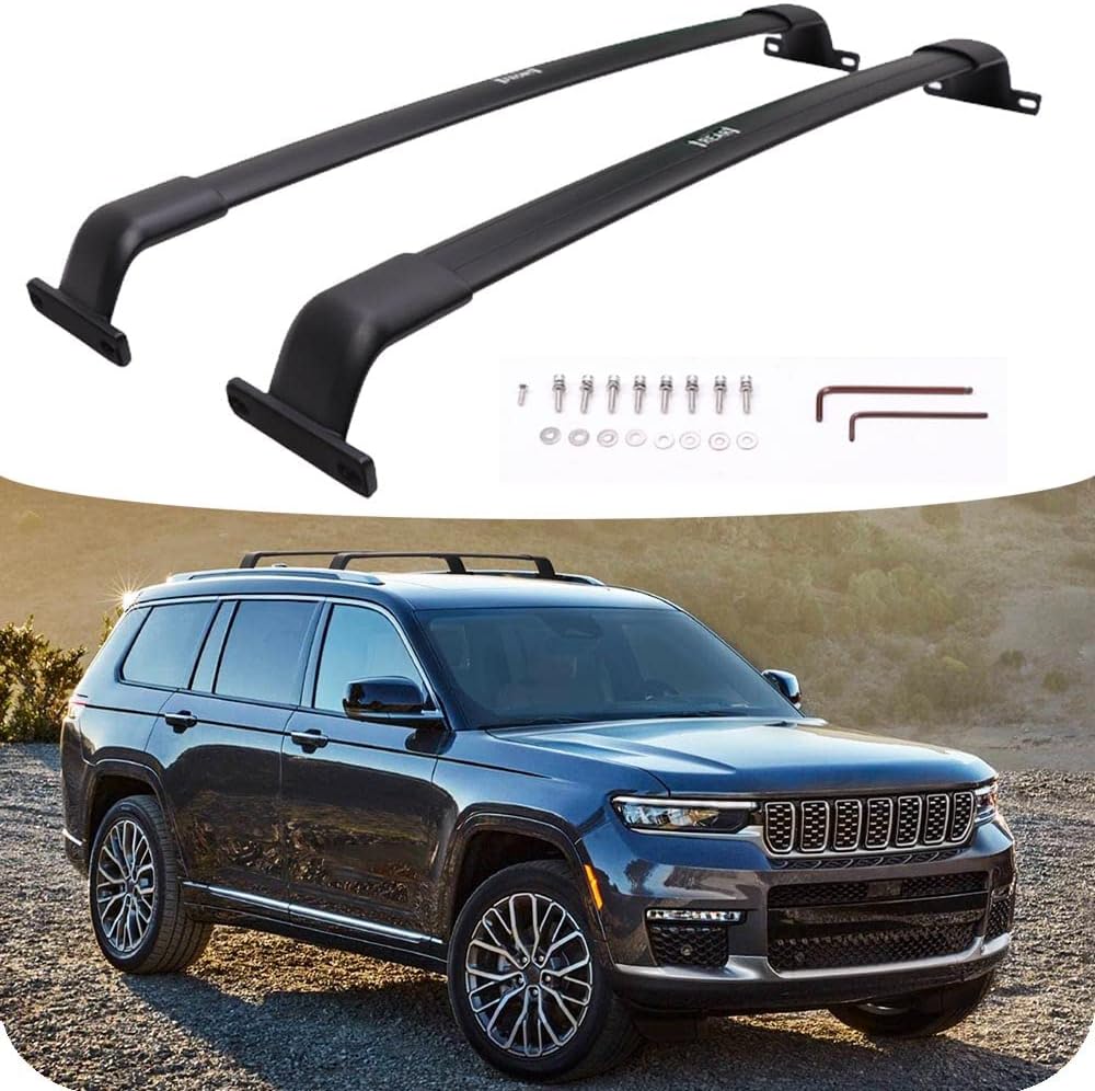 Cross Bar for Jeep Grand Cherokee L 2021 2022 Rooftop Rack Rails Cargo Bar P58074
