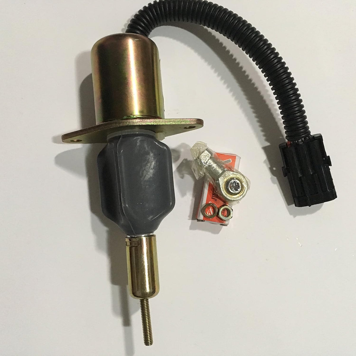 12V Shutdown Solenoid for Cummins 6CTA 8.3L Engine, Pack of 2 E432710