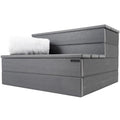 Hot Tub Steps, Gray Non-Slip, Heavy Duty Outdoor Spa Stairs N421506