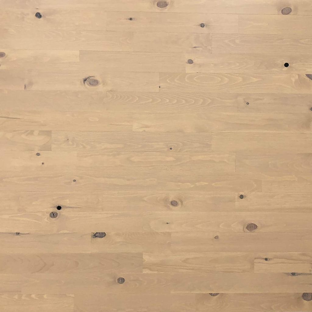 Pine Wooden Wall Planks Peel and Stick 4 Wide 10 Sq. Ft Pebble Pack of 2 B90874