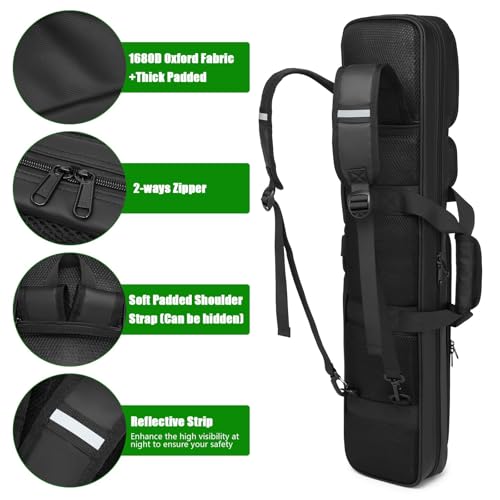 4x4 Pool Cue Case with Backpack Strap Z789