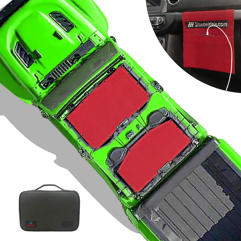 Black Mesh Front & Rear Sun Shade Cover E304