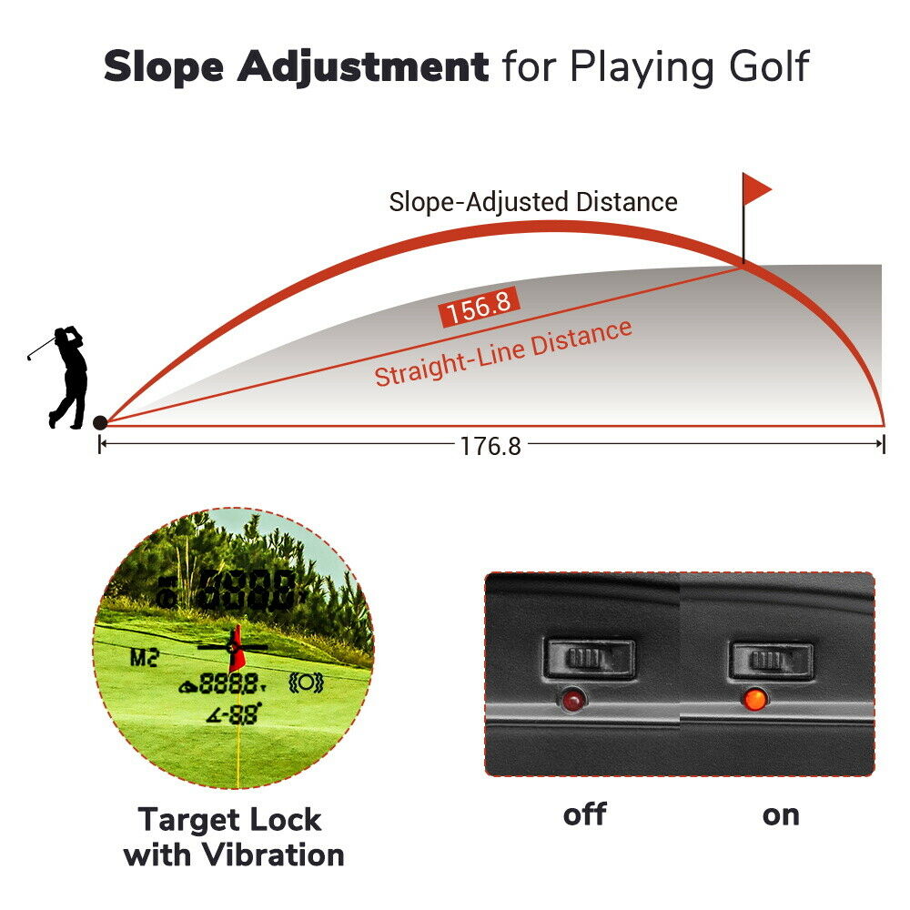 6x Golf Rangefinder with Slope Z87368