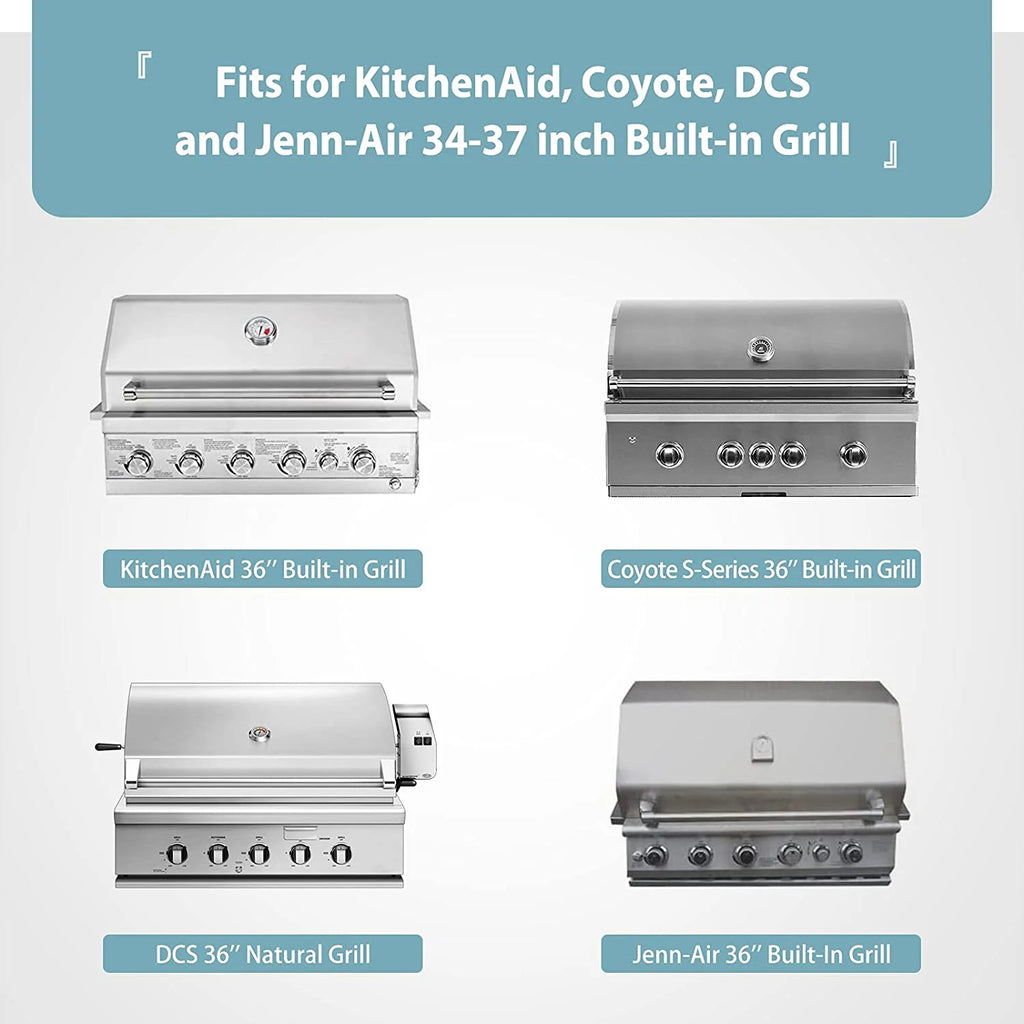 37'' Built-in Grill Cover, Waterproof & Windproof, 38" x 28" x 24" C569504
