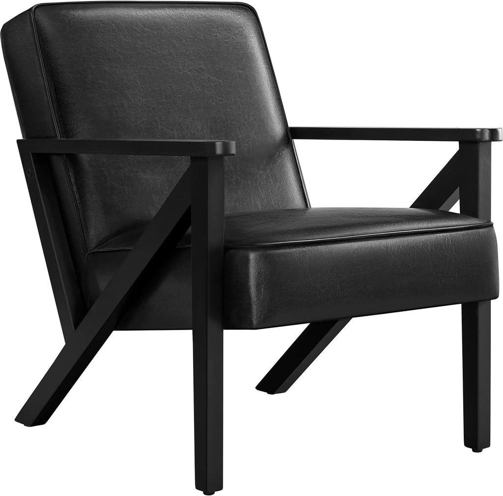 Light Brown 2 Pieces PU Leather Accent Chair E749799