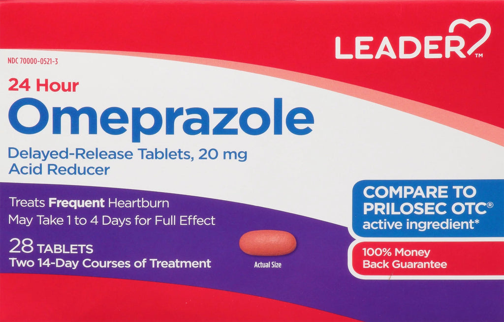 Omeprazole 20mg 28 tablets delayed release O851617