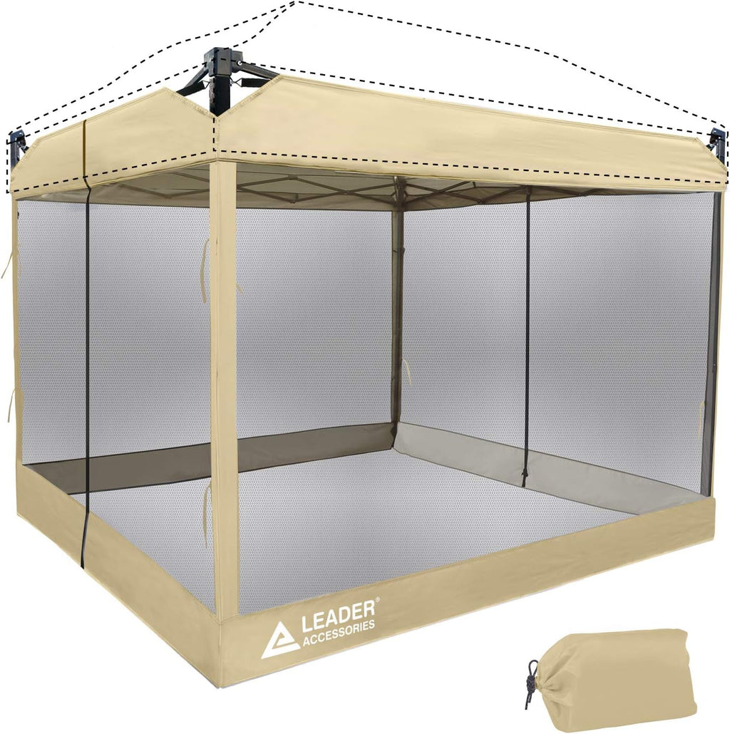 Mesh Screen Zippered Wall Panels for 10' x 10' Canopy V84992