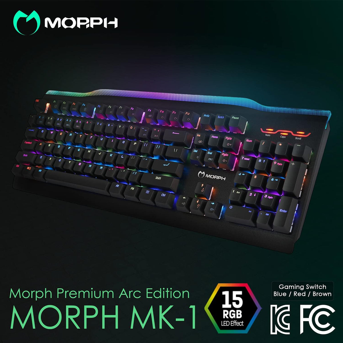 USB Wired RGB Mechanical Gaming Keyboard W645