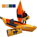 10 Ft Foldable Kayak Dark Yellow V6796