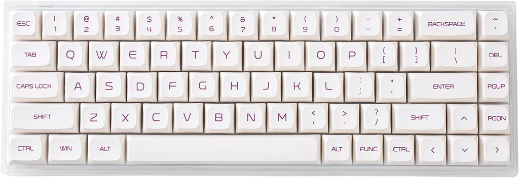 Hot Swappable Mechanical Keyboard 68-Key Translucent ABS RGB Backlit J108480