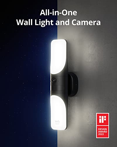 2K Security Camera with 1200-Lumen Light, Color Night Vision, Motion Activated Light, Floodlight Camera Q104