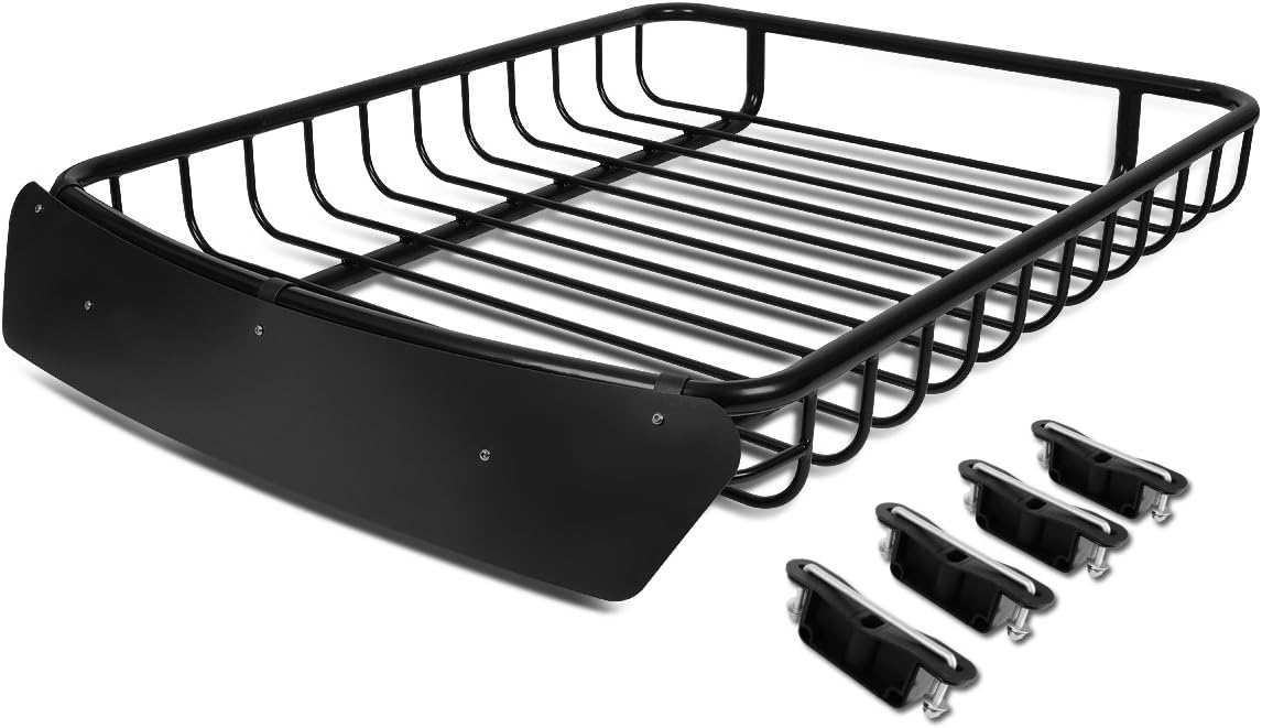 Mild Steel Roof Rack Top Cargo Carrier Basket T953413
