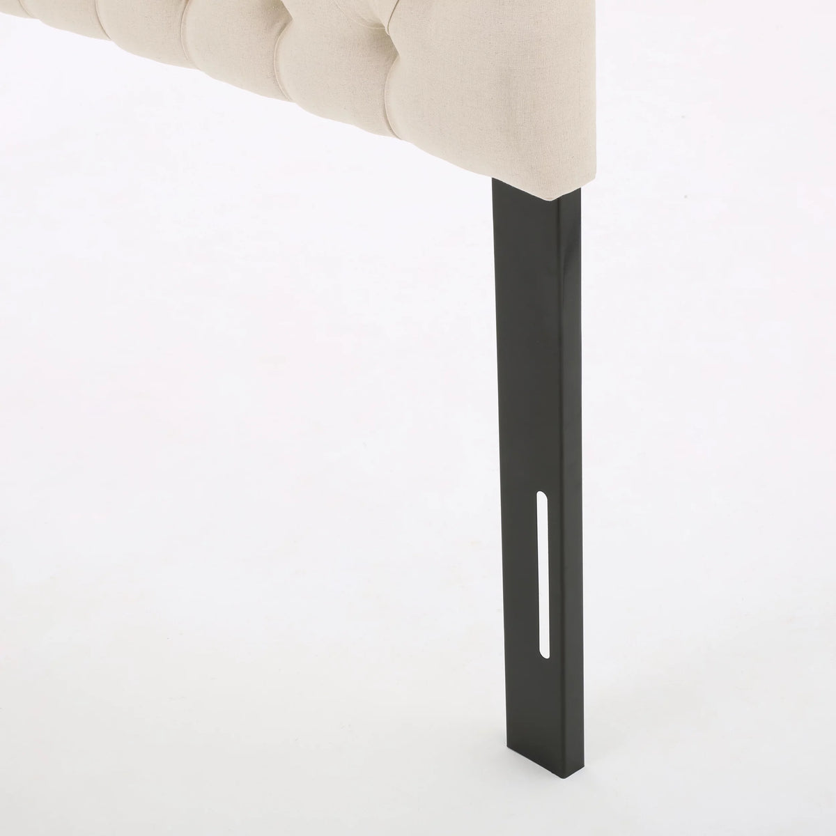 Beige Fabric Queen Full Headboard T53678
