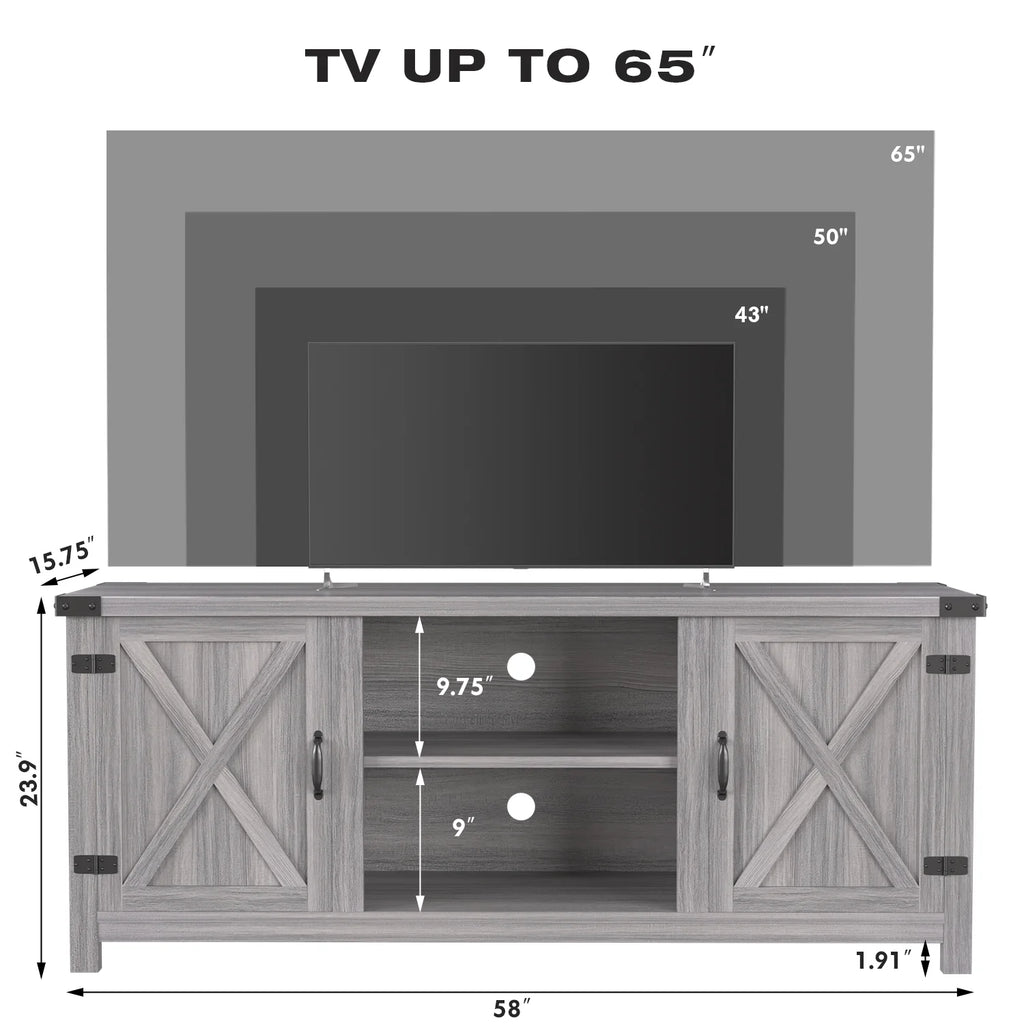 Walnut TV Stand Media Console S917716