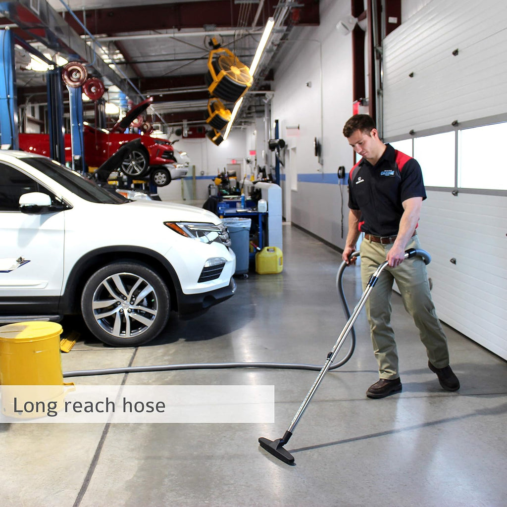 Wall Mounted Garage and Car Vacuum with 30 ft. Hose W496